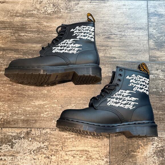 Dr Martens 1460 Futura EMB Boots Womens Size 6 Limited Edition Nappa Leather NIB - Picture 13 of 14